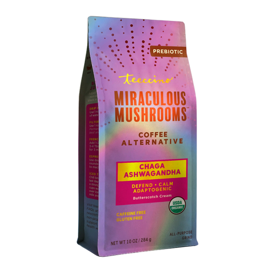 Chaga Ashwagandha Butterscotch Cream Mushroom Herbal Coffee
