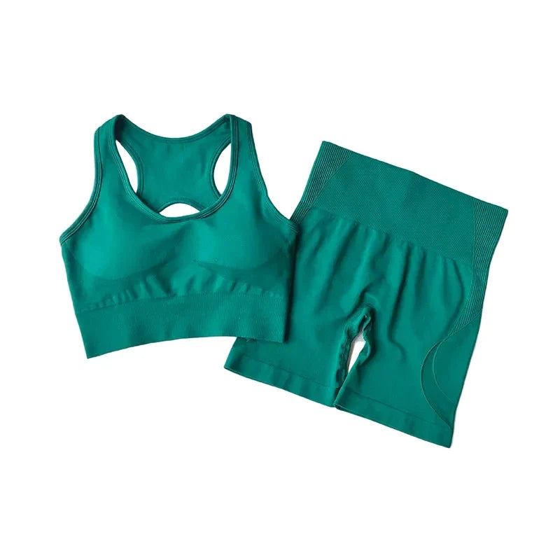 Women’s High-Waist Seamless Workout Set